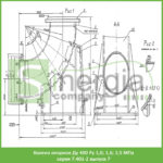 Колено опорное Ду 400 Ру 1,0; 1,6; 2,5 МПа